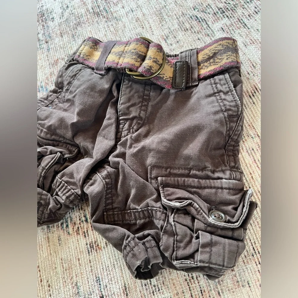 GAP Brown Cargo Shorts with Belt